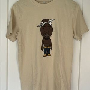 Kids Beige Graphic Tee